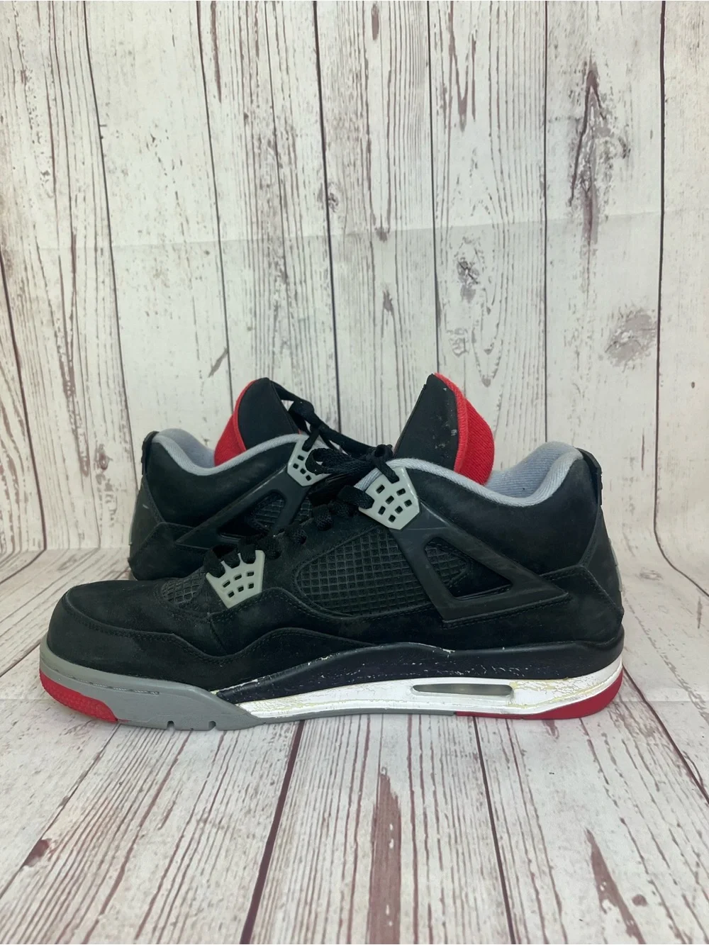 Jordan 4 Bred 2012 Men's Athletic Sneakers Size 13